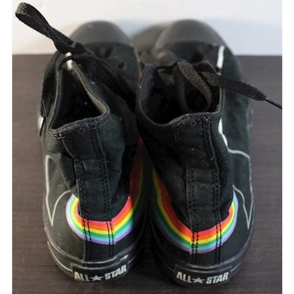 Men's Converse Pink Floyd Rare Collector Sneakers Shoe 10 Dark Side Moon